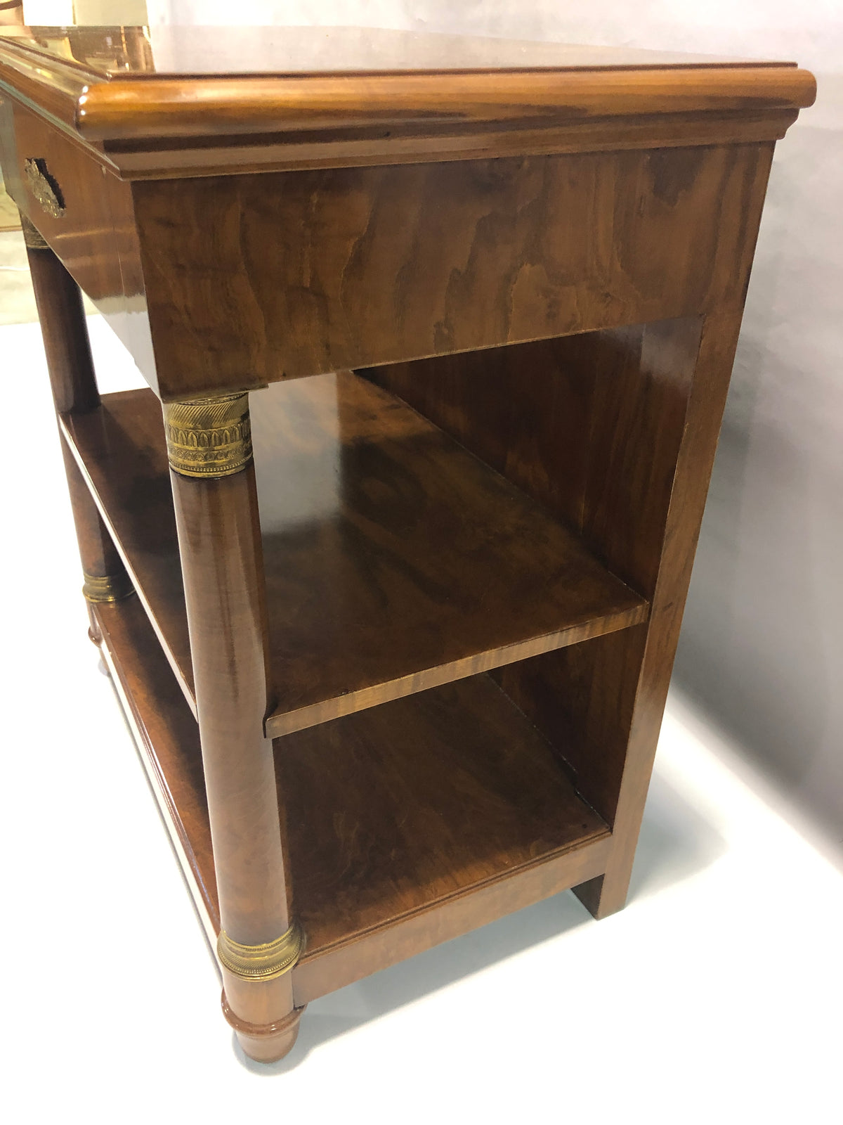 Regency Style Single Drawer Side Cabinet