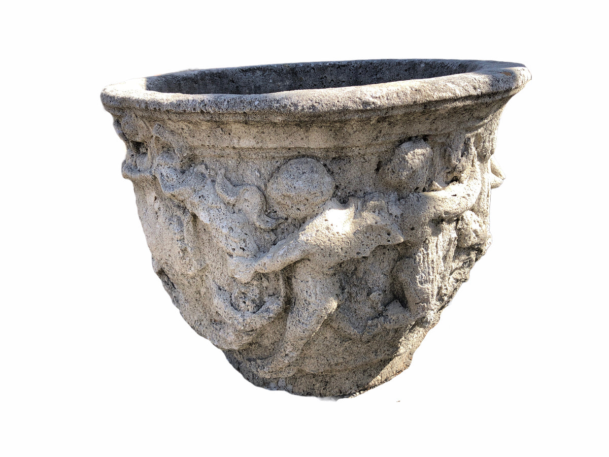 stone planting pots Cast Stone Planters – Kofski Antiques