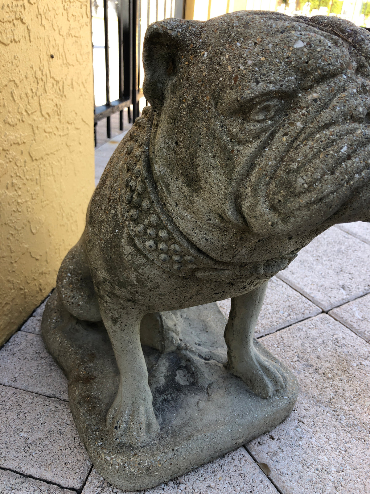 Cast Stone Bulldog