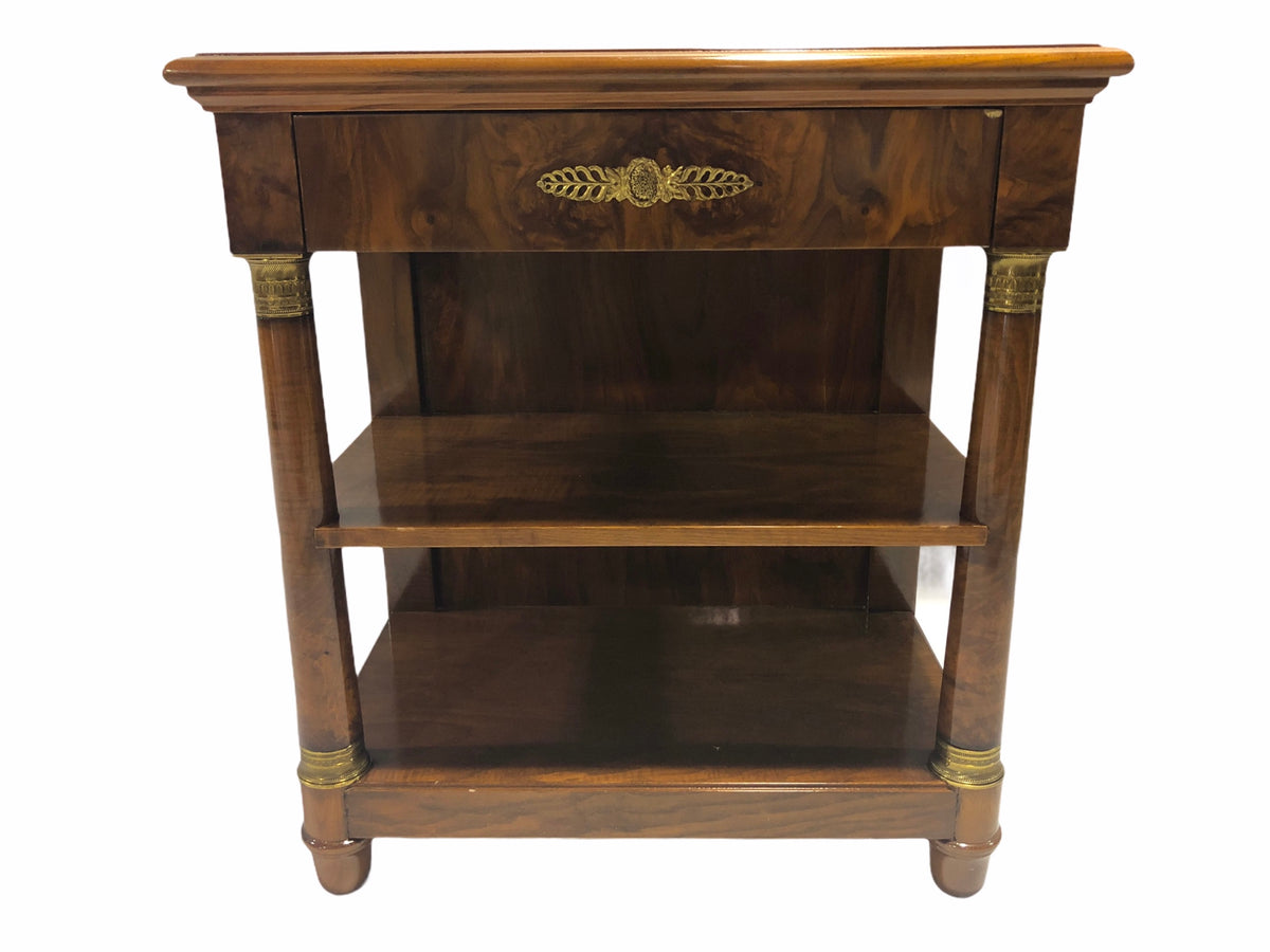 Regency Style Single Drawer Side Cabinet