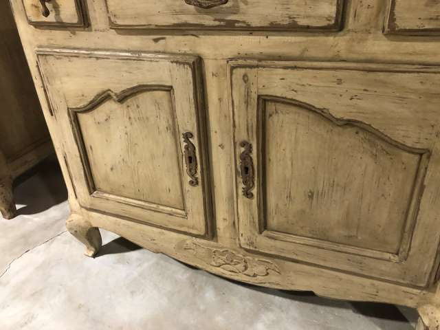 Country French Style Painted Cabinet