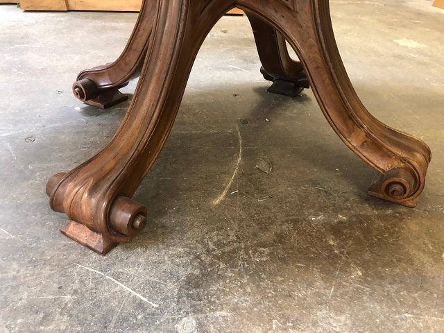 Round Fruitwood Dining Table