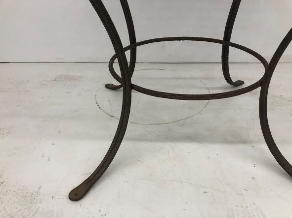 Rose Tarlow Twig Iron Garden Table w/ 6 chairs