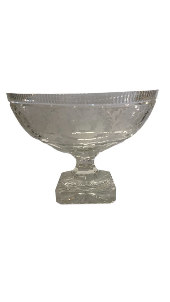 Moser Crystal Compote/Center Bowl