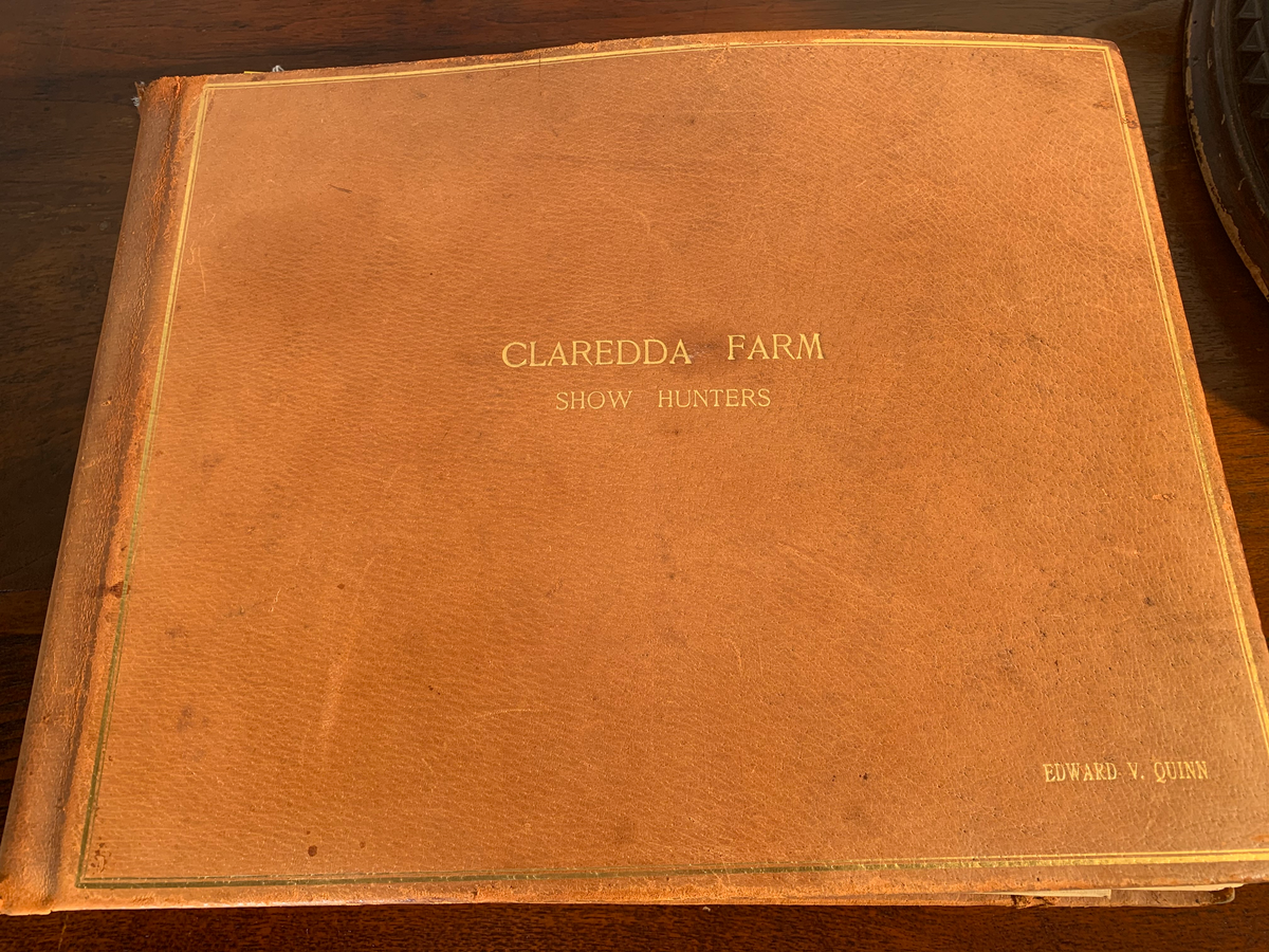 Antique Leather Horse Photo Collection Show Hunters Claredda Farms